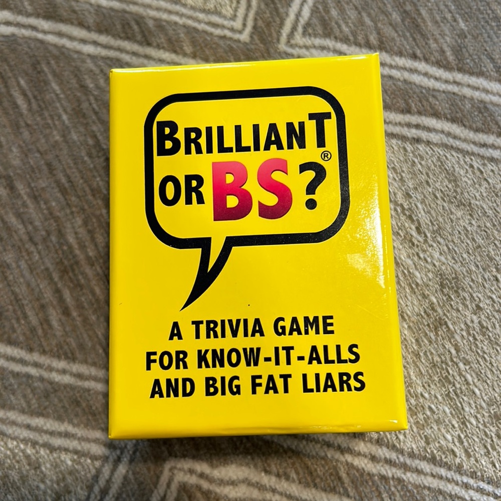 Brilliant or BS -game